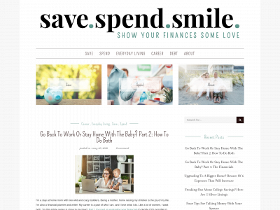 savespendsmile.com snapshot
