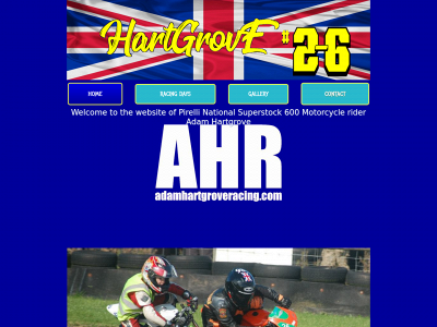 www.adamhartgroveracing.com snapshot