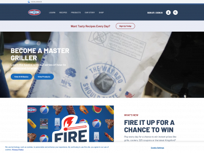 kingsford.com snapshot