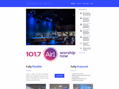 zeraevents.com snapshot