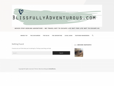 blissfullyadventurous.com snapshot