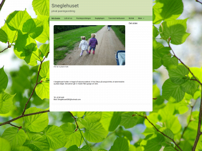 sneglehusprivatpasningsordning.123hjemmeside.dk snapshot