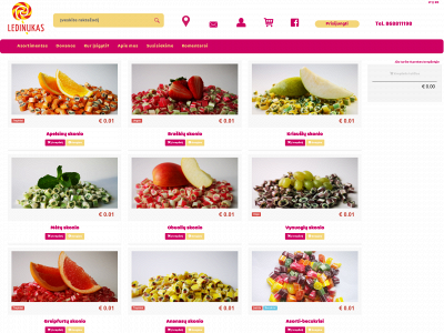 ledinukas.lt snapshot