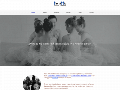 theatticdance.com snapshot
