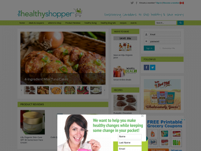 thehealthyshopper.ca snapshot