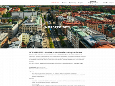 nordpro2023.se snapshot