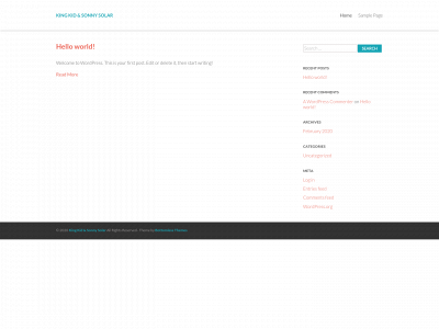 kingkidandsonnysolar.com snapshot