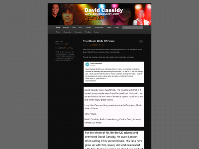 davidcassidy.com snapshot