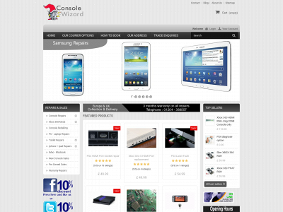 www.consolewizard.co.uk snapshot