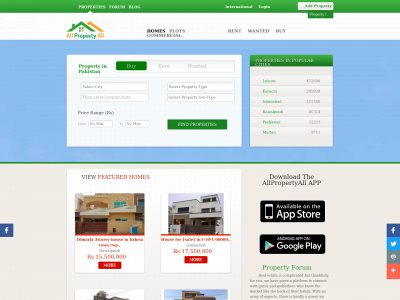 allpropertyall.com snapshot