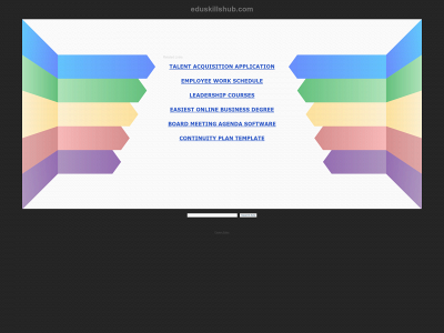 eduskillshub.com snapshot
