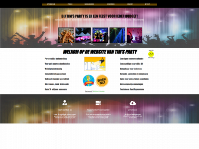 timsparty.nl snapshot