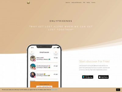 onlyfrieends.com snapshot