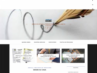 apostillarencolombia.com snapshot