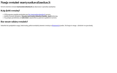 martynaskavaliauskas.lt snapshot
