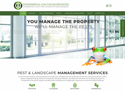 environmentalcoalition.com snapshot