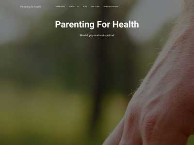 parentingforhealth.com snapshot