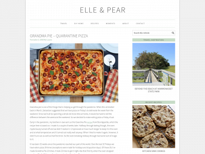 elleandpear.com snapshot