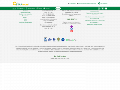 startourscolombia.com snapshot