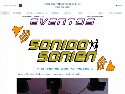 sonidosonien.com snapshot