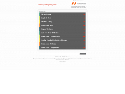 rattraywritingcopy.com snapshot