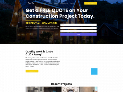 alfaconstructionguys.com snapshot