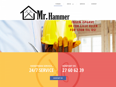 mr-hammer.dk snapshot