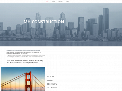 mhconstruction.org.uk snapshot