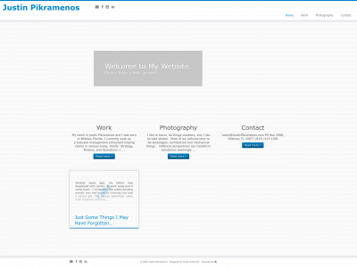 justinpikramenos.com snapshot