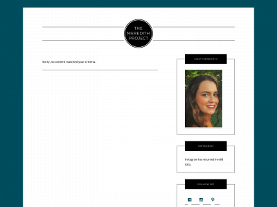 themeredithproject.com snapshot