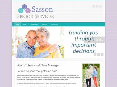 sassonseniorservices.com snapshot