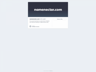 namenectar.com snapshot