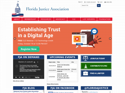 floridajusticeassociation.org snapshot