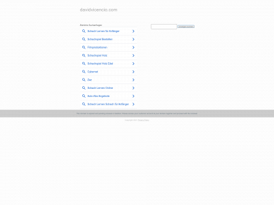 davidvicencio.com snapshot