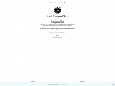 landofhomeandglory.co.uk snapshot
