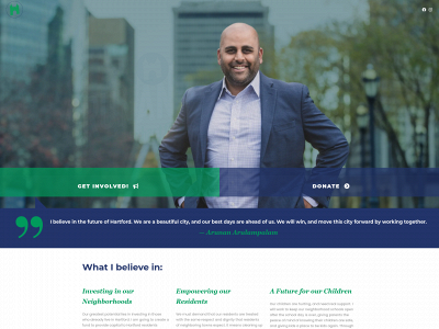 arunanforhartford.com snapshot