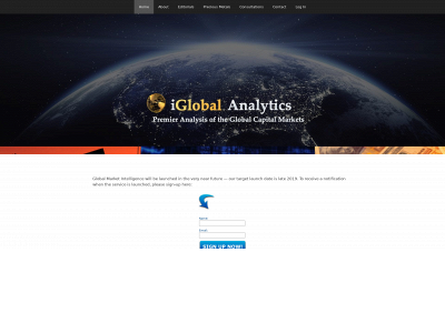 iglobalanalytics.com snapshot