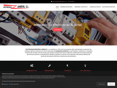 www.electricidadamieva.com snapshot