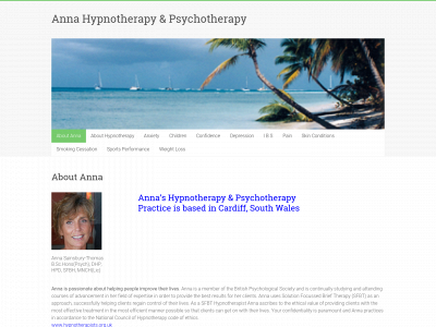 anncardiffhypnotherapy.co.uk snapshot