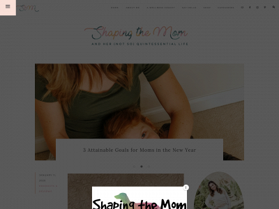 shapingthemom.com snapshot