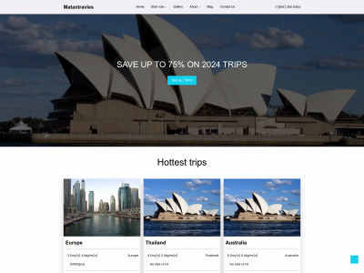 matantravels.com snapshot