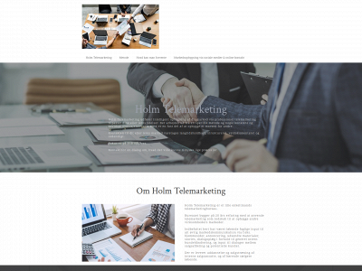 holm-telemarketing.dk snapshot