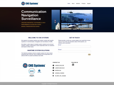 cnssystems.se snapshot