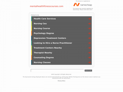mentalhealthfitnesscourses.com snapshot