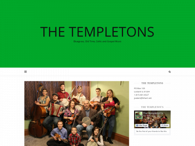 thetempletonsbluegrass.com snapshot