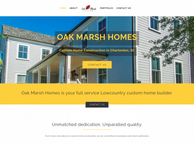 oakmarshhomes.com snapshot