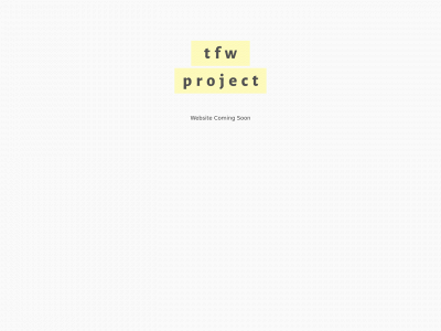 tfwproject.com snapshot