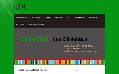 conrad-dasgaestehaus.de snapshot