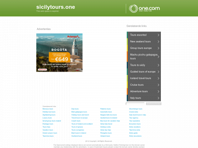 sicilytours.one snapshot