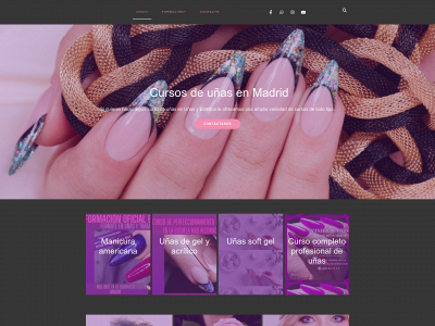www.curso-uñasmadrid.com snapshot